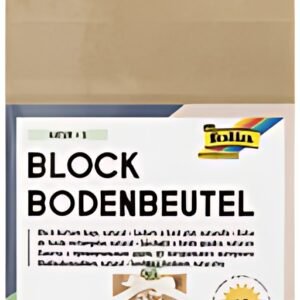 folia Sachet à fond plat en papier, 100 x 55 x 175mm, nature