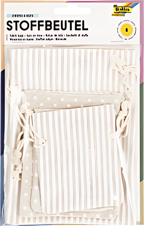 folia Sachet en tissu avec impression de motif, 3 tailles
