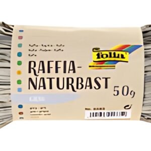 folia Raphia naturel, 50 g, gris