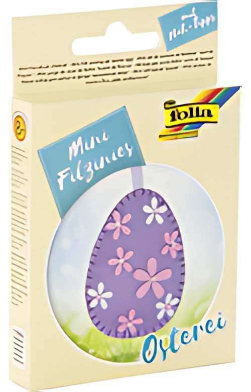 folia Mini Kit à coudre feutre "Filzinies", Oeuf de Pâques