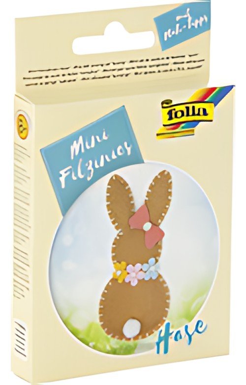 folia Mini Kit à coudre en feutre "Filzinies", Lièvre