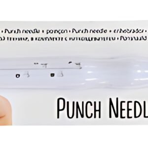 folia Aiguille à puncher avec enfile-aiguilles, réglable