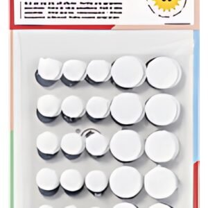 folia Pastilles auto-agrippantes "Mini", noir & blanc