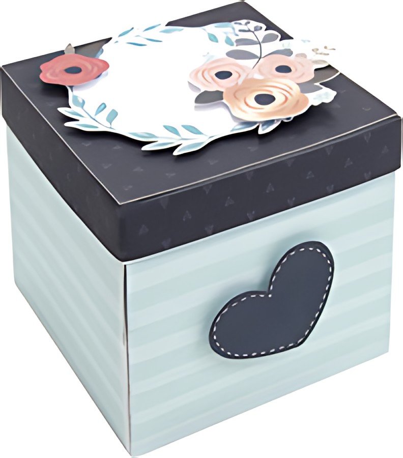 folia Explosion Box - kit d'activités manuelles "Romantic"