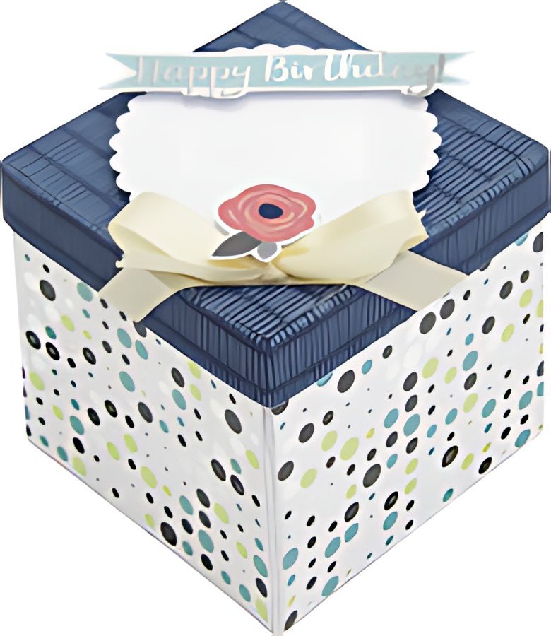 folia Explosion Box-Kit activités manuelles "Happy Birthday"