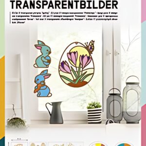 folia Kit de décoration pour fenêtre "Printemps", 250x350 mm