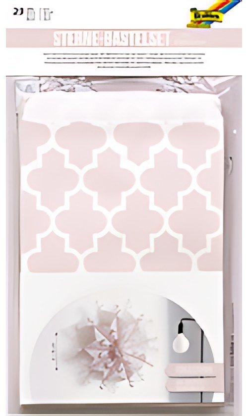 folia Set de création d'étoiles, rose / blanc