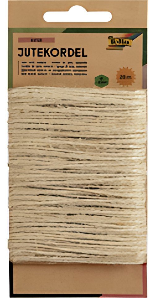 folia Cordon de jute, 20 m, naturel