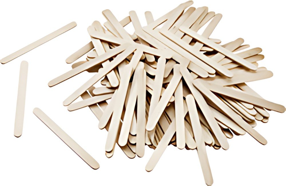folia Bâtonnets en bois "Nature", longueur : 114 mm, naturel