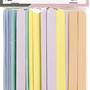 folia Bâtonnets en bois "Pastel", longueur : 114 mm, pastel