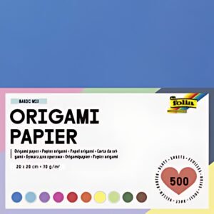 folia Feuille de papier à plier, 150 x 150 mm, 70 g/m2