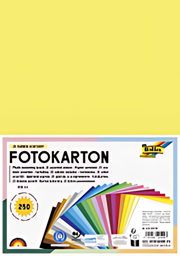folia Carton de bricolage, A4, 300 g/m2, assorti