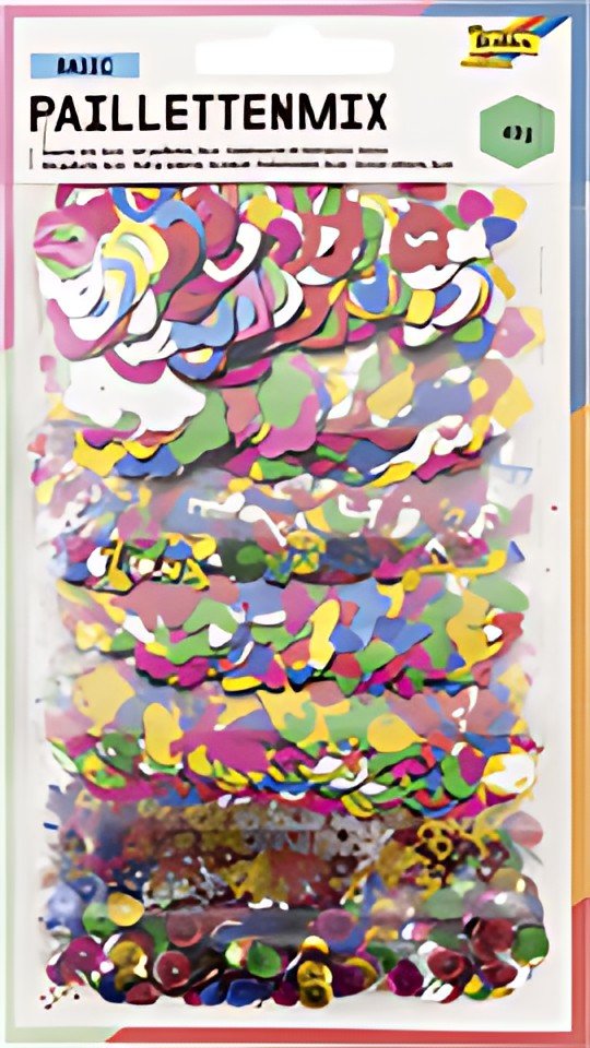folia Mélange de paillettes ANNEE ENTIERE, 40 g, assorti