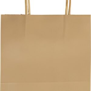 folia Sac en papier kraft, 125 x 50 x 150mm, naturel