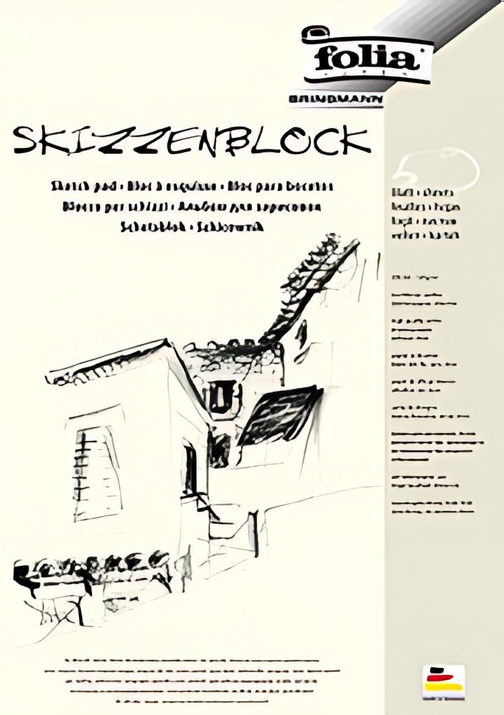 folia Bloc à esquisse, A4, 120 g/m2, 50 feuilles