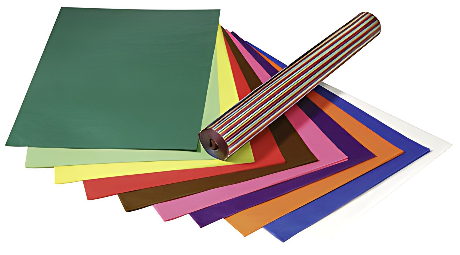 folia Papier transparent, (l)700 mmx(L)1 m, 42 g/m2, assorti
