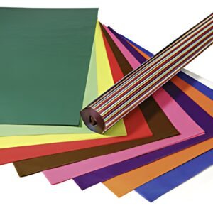 folia Papier transparent, (L)500x(H)700 mm, 42 g/m2, assorti