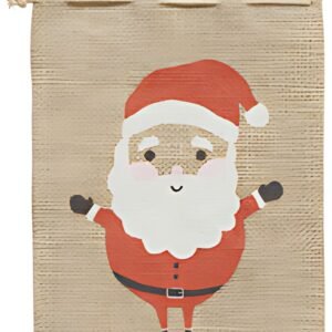 folia Sac en toile de jute "Père Noël", (L)170 x (H)250 mm