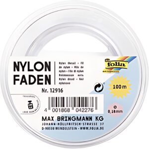 folia Fil nylon en bobine, 0,16 mm x 100 m, transparent