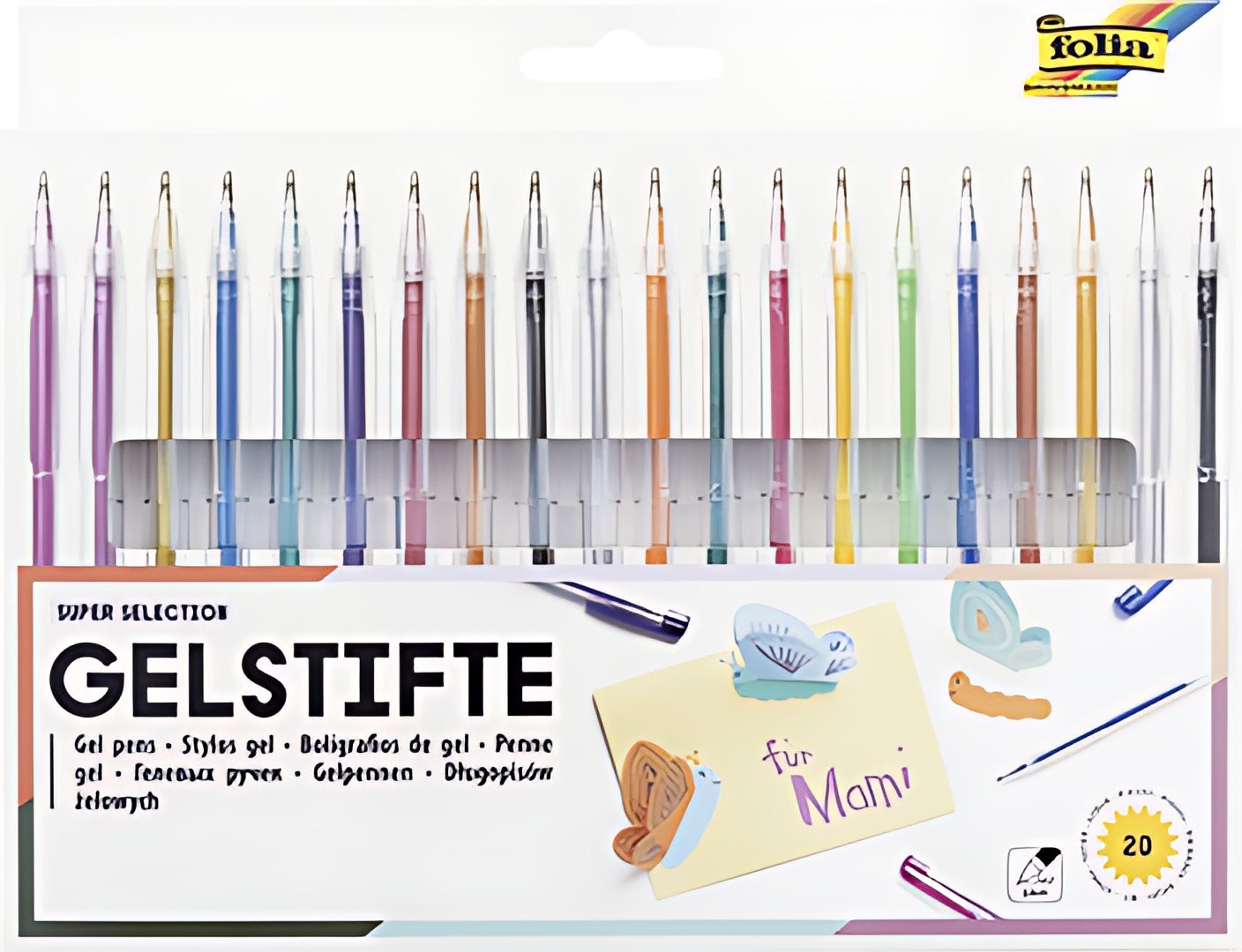 folia Stylo gel SUPER SELECTION, étui de 20