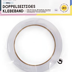 folia Ruban adhésif double face, 5 mm x 18 m, transparent