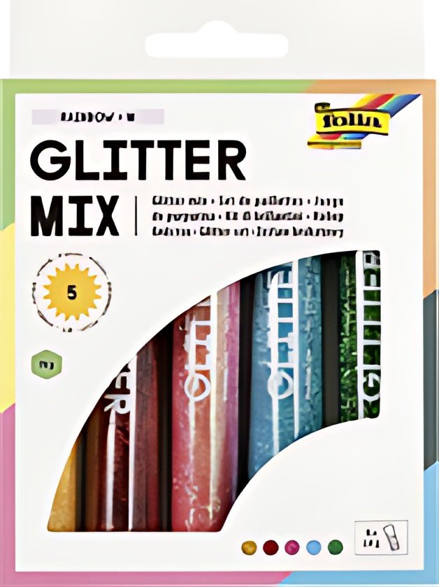 folia Set de paillettes "Rainbow", 5 tubes de 14 g