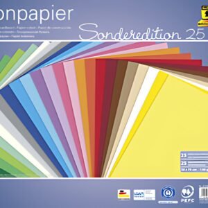 folia Papier de couleur, (L)500 x (H)700 mm, assorti