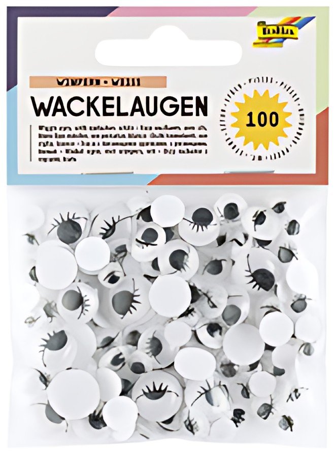 folia Oeil vacillant avec cils, non autocollant