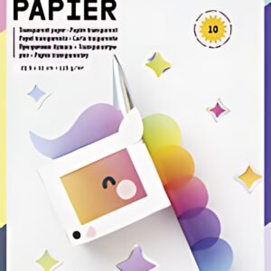 folia Papier transparent arc-en-ciel, 230 x 320 mm