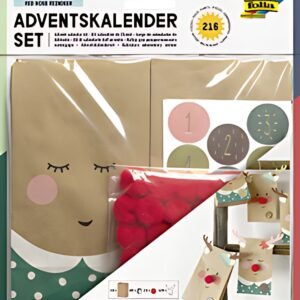 folia Kit pour calendrier de l'Avent RED NOSE REINDEER, 216