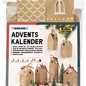 folia Kit pour calendrier de l'Avent HYGGE DORF, 49 pièces