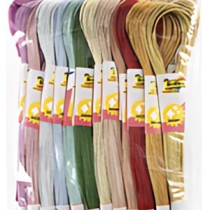 folia Fil à broder "Metallic", 26 échevettes de 8 m, assorti