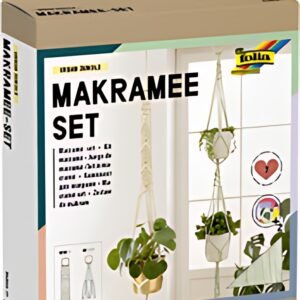 folia Kit macramé URBAN JUNGLE, 7 pièces