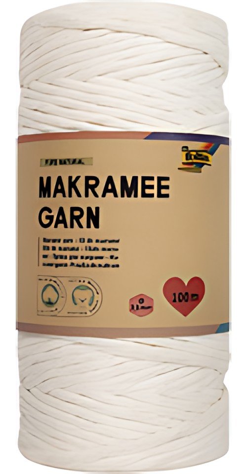 folia Fil de macramé PURE NATURAL, longueur: 100 m
