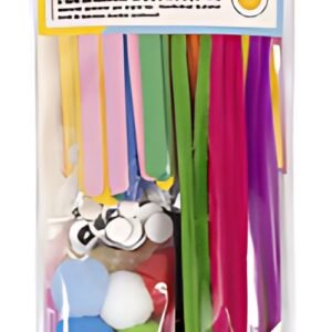 folia Kit d'activités en fil chenille RAINBOW, 212 pièces