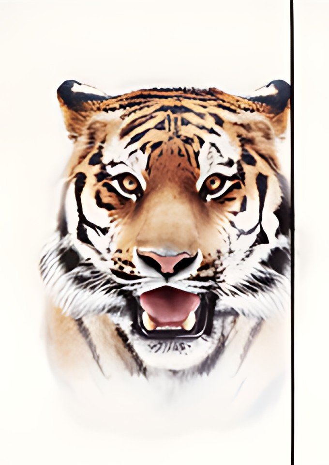 folia Pochette de rangement à dessins BASIC "Roaring Tiger"