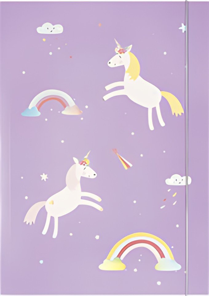 folia Carton à dessin HOTFOIL "Magic Unicorns"