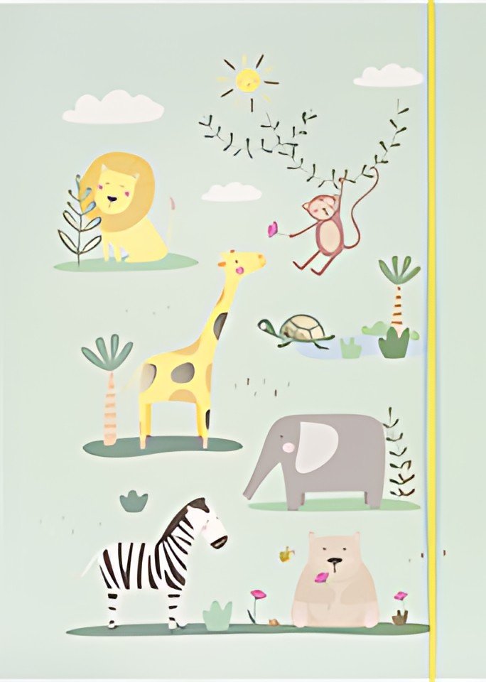 folia Carton à dessin HOTFOIL "Happy Safari"