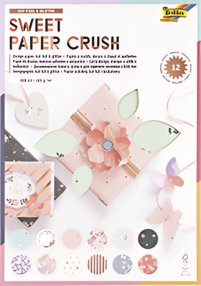folia Bloc de papier design "Sweet Paper Crush", A4