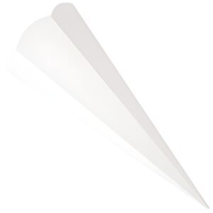 folia school cône coupé, hexagonal, 680 mm, blanc