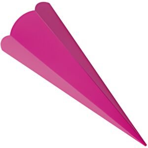 folia school cône coupé, hexagonal, 680 mm, rose