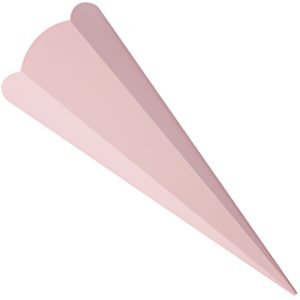 folia school cône coupé, hexagonal, 680 mm, rose