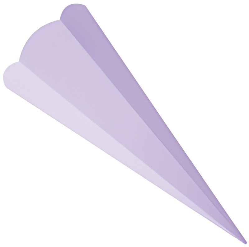 folia school cône coupé, hexagonal, 680 mm, lilas