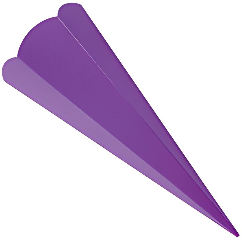 folia school cône coupé, hexagonal, 680 mm, violet