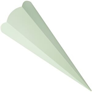 folia school cône coupé, hexagonal, 680 mm, menthe