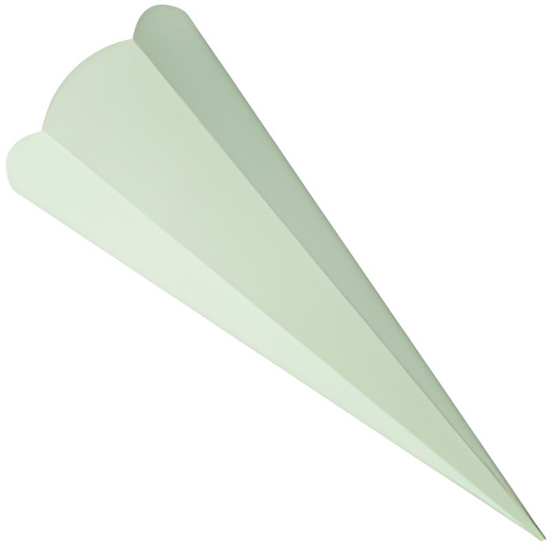 folia school cône coupé, hexagonal, 680 mm, menthe
