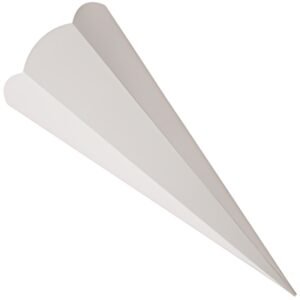 folia school cône coupé, hexagonal, 680 mm, gris