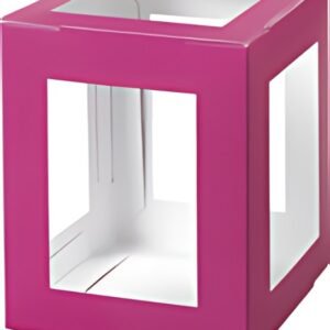 folia Pièces en carton pour mini lanterne, fuchsia