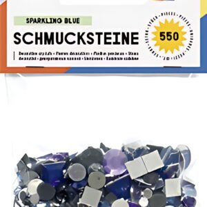 folia Pierres décoratives "Sparkling Blue", acrylique