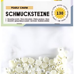 folia Pierres décoratives "Pearly Charm", rond, nacré